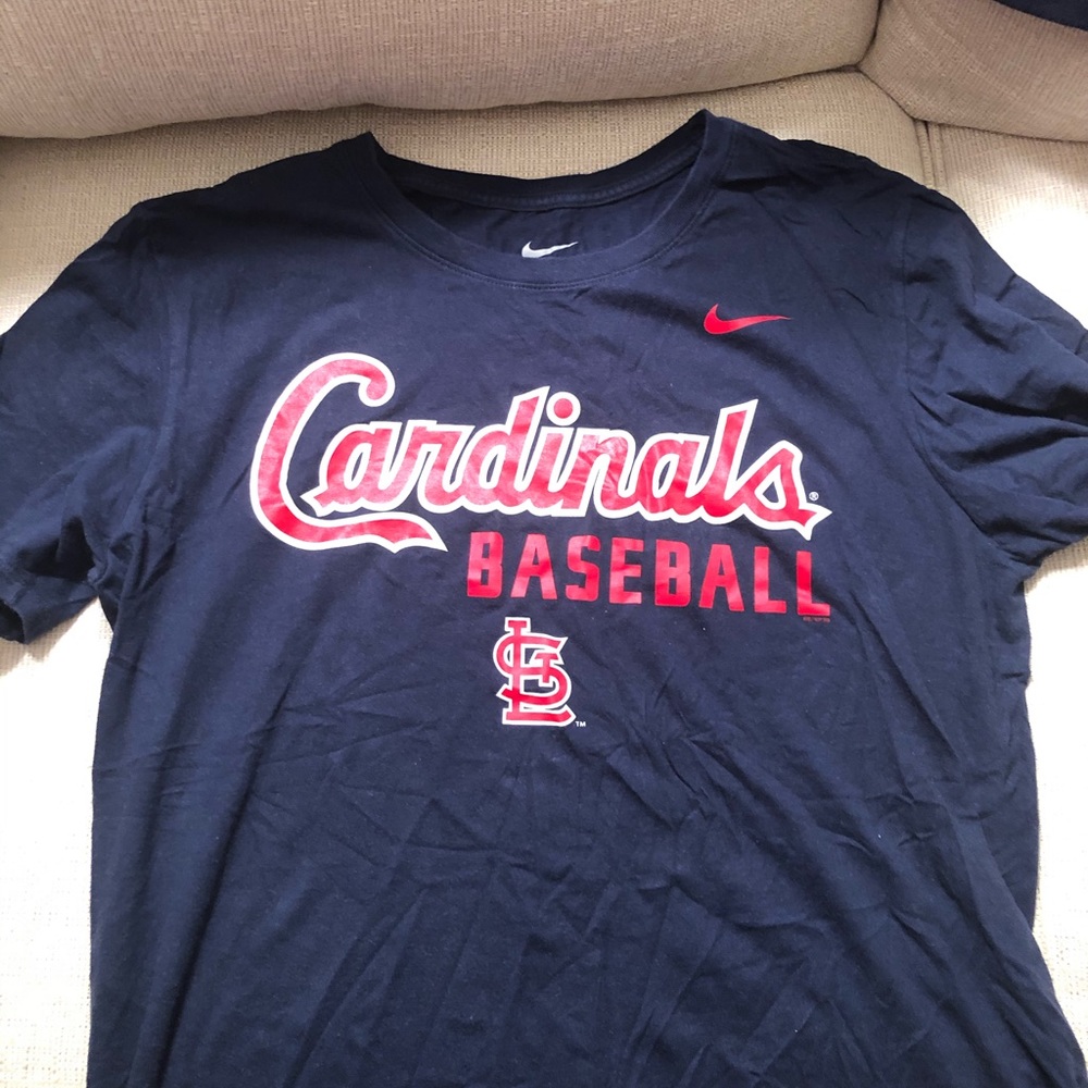 Nike St. Louis Cardinals navy tee.